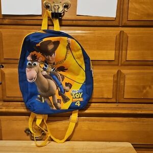 Disney Toy Story 4 Blue and Yellow Kids Backpack